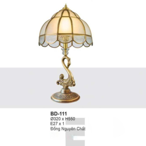 Đèn bàn đồng nguyên chất BD-111