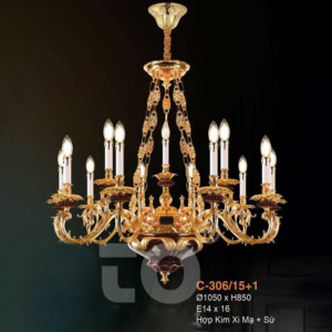 Đèn chùm cổ điển C-306/15+1