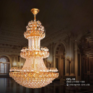 Đèn thả pha lê K9 CFL-10