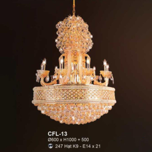 Đèn thả pha lê K9 CFL-13