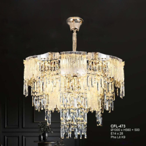 Đèn thả pha lê K9 CFL-473