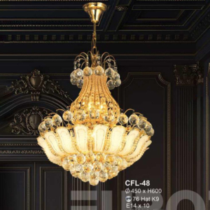 Đèn thả pha lê K9 CFL-48