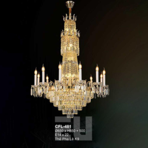 Đèn thả pha lê K9 CFL-481