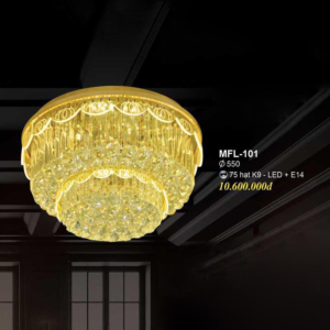 Đèn ốp trần pha lê K9 MFL-101