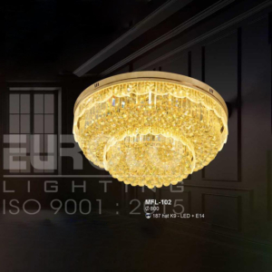 Đèn ốp trần pha lê K9 MFL-102