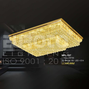 Đèn ốp trần pha lê K9 MFL-107