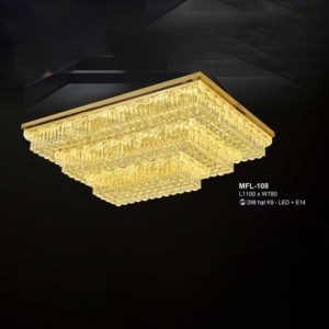 Đèn ốp trần pha lê K9 MFL-108