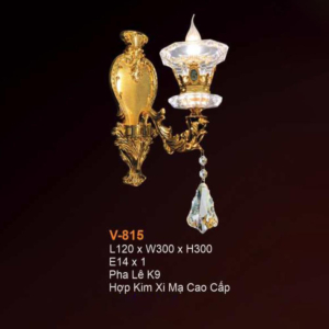 Đèn tường pha lê K9 V-815