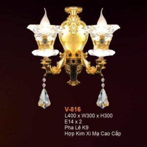 Đèn tường pha lê K9 V-816