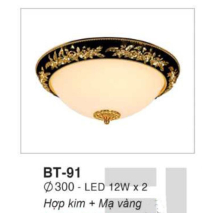 Đèn ốp trần cổ điển mạ vàng BT-91