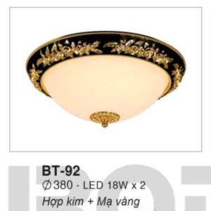 Đèn ốp trần cổ điển mạ vàng BT-92