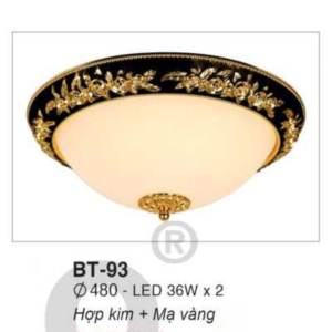 Đèn ốp trần cổ điển mạ vàng BT-93