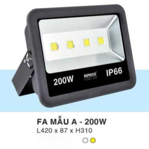 Đèn pha led chip Bridgelux ánh sáng vàng FA-A-200W-ASV