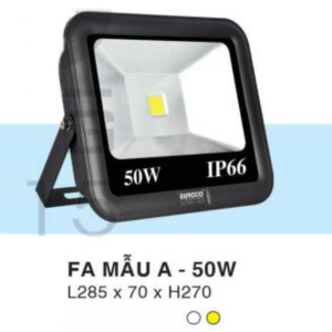 Đèn pha led chip Bridgelux ánh sáng vàng FA-A-50W-ASV