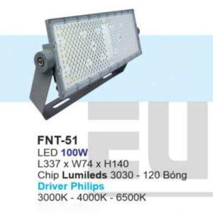 Đèn pha led sân tennis ánh sáng vàng FNT-51-ASV