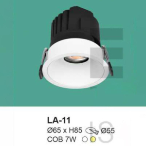 Đèn âm trần chống chói mắt ánh sáng vàng LA-11-ASV