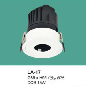 Đèn âm trần chống chói mắt ánh sáng trắng LA-17-AST