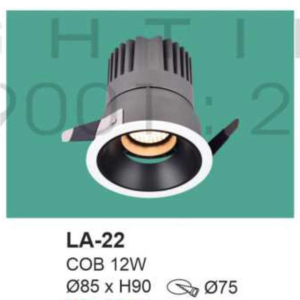 Đèn âm trần ánh sáng vàng LA-22-ASV