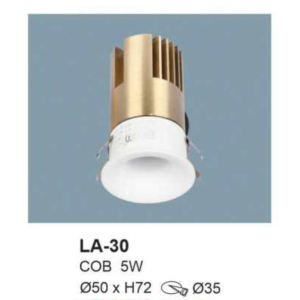 Đèn âm trần ánh sáng vàng LA-30ASV