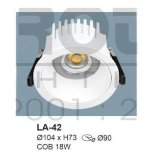 Đèn âm trần 2 trong 1 chống chói LA-42
