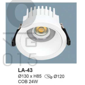 Đèn âm trần 2 trong 1 chống chói LA-43