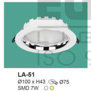 Đèn âm trần ánh sáng trắng LA-51-AST