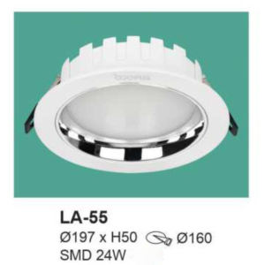 Đèn âm trần ánh sáng trắng LA-55-AST