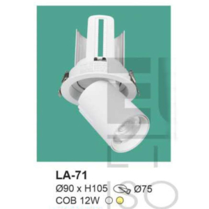 Đèn âm trần ánh sáng trắng LA-71-AST