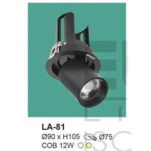 Đèn âm trần ánh sáng trắng LA-81-AST