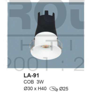 Đèn âm trần tiêu điểm thế hệ mới ánh sáng trung tính LA-91-ASTT