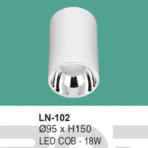 Đèn lon nổi ốp trần ánh sáng vàng LN-102-ASV