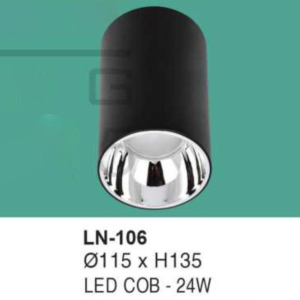 Đèn lon nổi ốp trần ánh sáng trung tính LN-106-ASTT