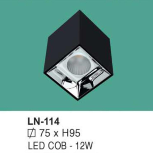 Đèn lon nổi ốp trần ánh sáng vàng LN-114-ASV