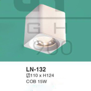 Đèn lon nổi ốp trần ánh sáng vàng LN-132-ASV