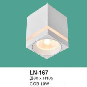 Đèn lon nổi ốp trần ánh sáng trung tính LN-167-ASTT