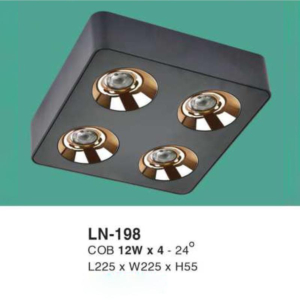 Đèn lon nổi ốp trần ánh sáng trung tính LN-198-ASTT