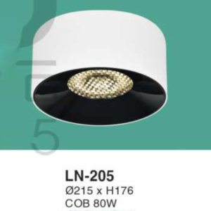 Đèn lon nổi ốp trần chống chói ánh sáng trung tính LN-205-ASTT