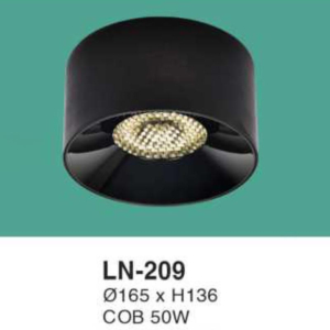 Đèn lon nổi ốp trần chống chói ánh sáng trắng LN-209-AST