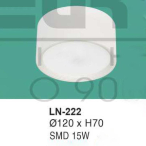 Đèn lon nổi ốp trần LN-222