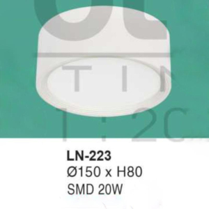 Đèn lon nổi ốp trần LN-223