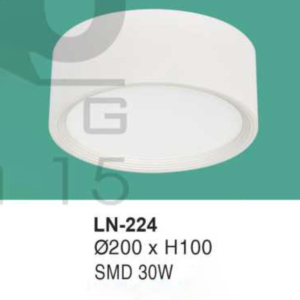 Đèn lon nổi ốp trần LN-224