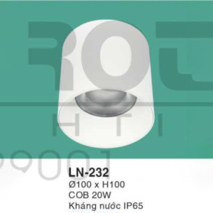 Đèn lon nổi ốp trần kháng nước ánh sáng vàng LN-232-ASV