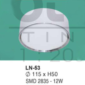 Đèn lon nổi ốp trần ánh sáng trắng LN-53-AST
