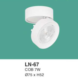 Đèn lon nổi ốp trần ánh sáng trắng LN-67-AST
