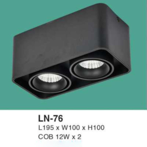 Đèn lon nổi ốp trần ánh sáng trắng LN-76-AST