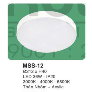 Đèn ốp trần siêu sáng MSS-12