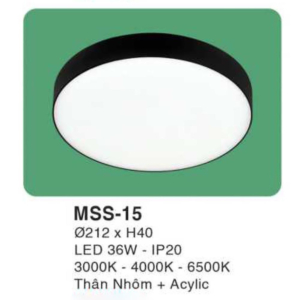 Đèn ốp trần siêu sáng MSS-15