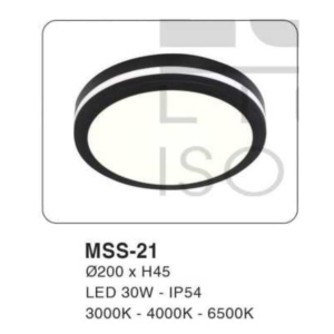 Đèn ốp trần siêu sáng kháng nước MSS-21