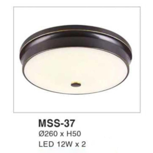 Đèn ốp trần siêu sáng kháng nước MSS-37