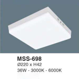 Đèn ốp nổi ánh sáng trắng MSS-698-AST